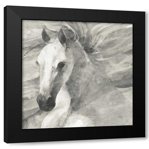 Poseidon Neutral Crop Black Modern Wood Framed Art Print with Double Matting by Hristova, Albena