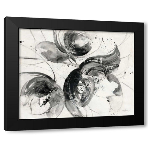 Bold II Black Modern Wood Framed Art Print by Hristova, Albena