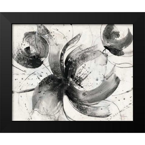 Bold III Black Modern Wood Framed Art Print by Hristova, Albena