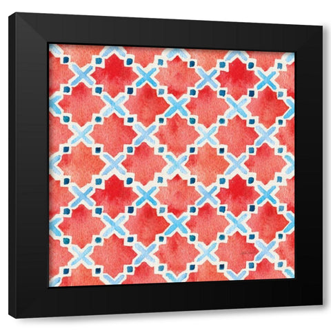 Coastal Catch Step 02A Black Modern Wood Framed Art Print with Double Matting by Tavoletti, Anne