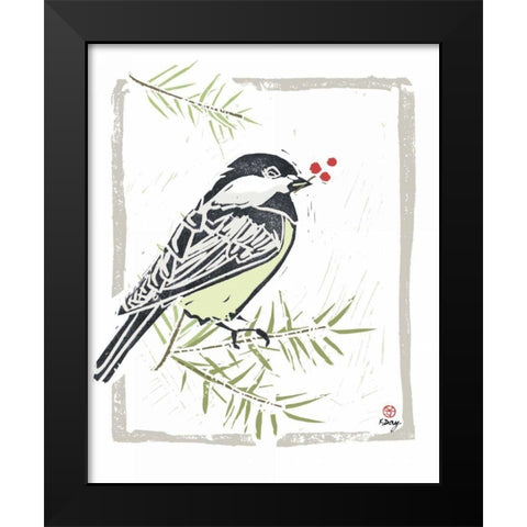 Winter Days VII Black Modern Wood Framed Art Print by Day, Kellie