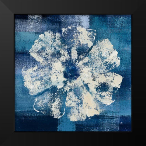 Ocean Bloom I Black Modern Wood Framed Art Print by Studio Mousseau