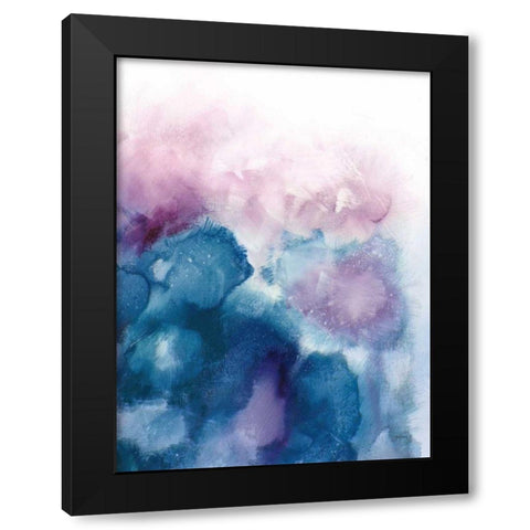 Nebula I Black Modern Wood Framed Art Print with Double Matting by Urban, Mary