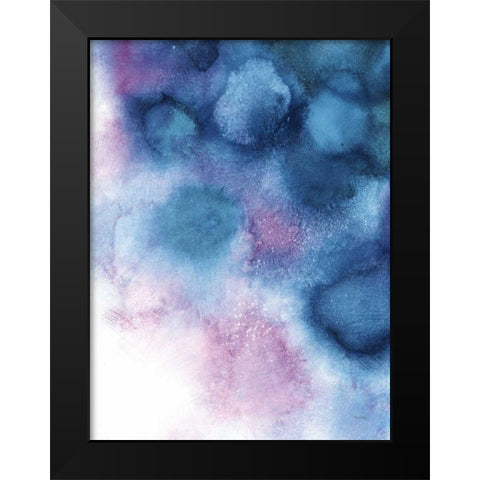 Nebula II Black Modern Wood Framed Art Print by Urban, Mary