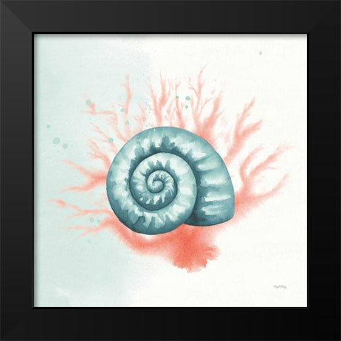 Splash I Black Modern Wood Framed Art Print by DeNeige, Elyse