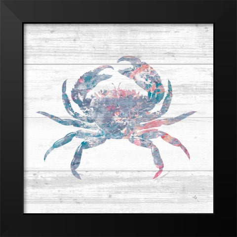 Ocean Life I Black Modern Wood Framed Art Print by Adams, Sarah