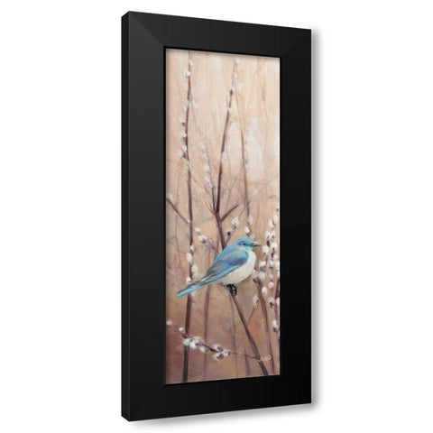 Pretty Birds II Black Modern Wood Framed Art Print by Purinton, Julia