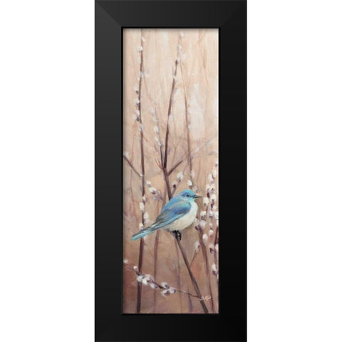 Pretty Birds II Black Modern Wood Framed Art Print by Purinton, Julia
