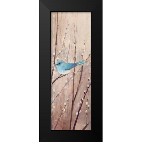 Pretty Birds Black Modern Wood Framed Art Print by Purinton, Julia