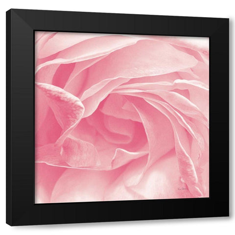 Georgia Pink Black Modern Wood Framed Art Print by Bevan, Keri
