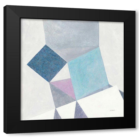 Paper Cut Black Modern Wood Framed Art Print with Double Matting by Schick, Mike