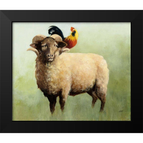 BFF I Black Modern Wood Framed Art Print by Purinton, Julia