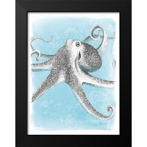 Coastal Sea Life II Black Modern Wood Framed Art Print by Grove, Beth