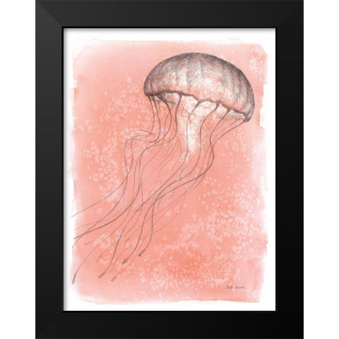 Coastal Sea Life IV Black Modern Wood Framed Art Print by Grove, Beth