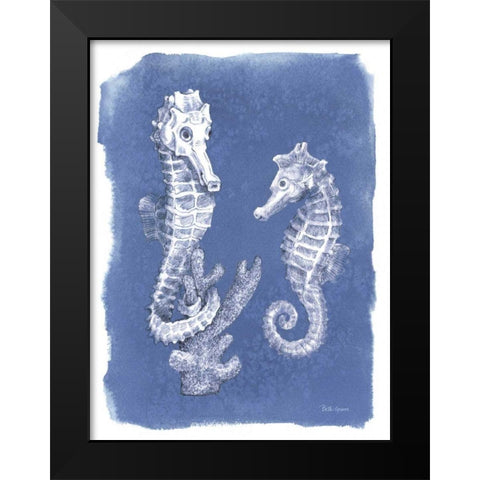 Coastal Sea Life V Black Modern Wood Framed Art Print by Grove, Beth