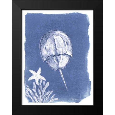 Coastal Sea Life VI Black Modern Wood Framed Art Print by Grove, Beth