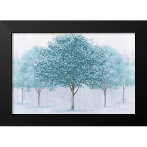 Peaceful Grove Black Modern Wood Framed Art Print by Wiens, James