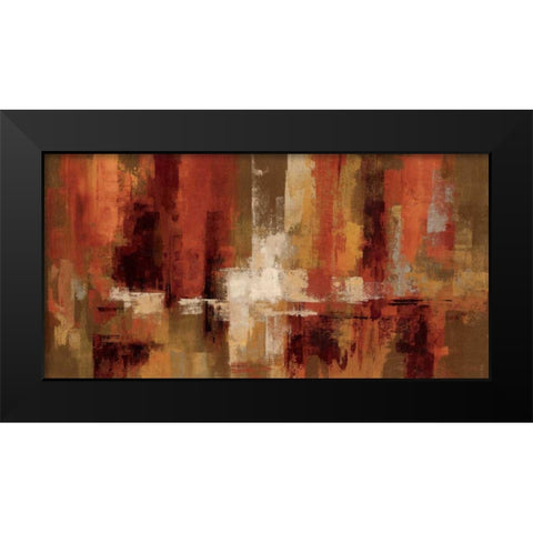 Castanets Black Modern Wood Framed Art Print by Vassileva, Silvia