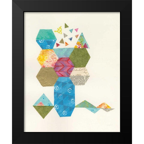 Modern Abstract Design I Black Modern Wood Framed Art Print by Prahl, Courtney