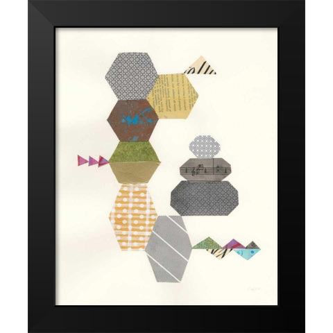 Modern Abstract Design IV Black Modern Wood Framed Art Print by Prahl, Courtney