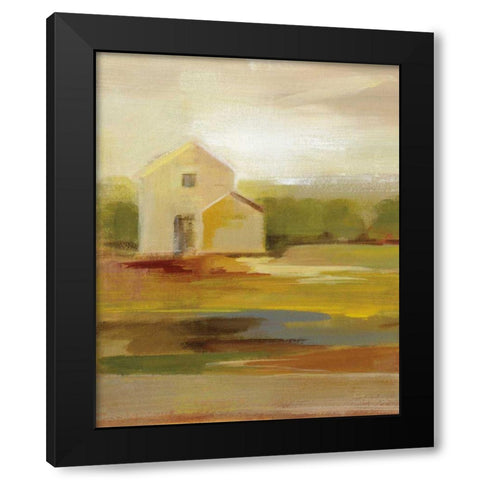Hillside Barn I v2 Black Modern Wood Framed Art Print by Vassileva, Silvia