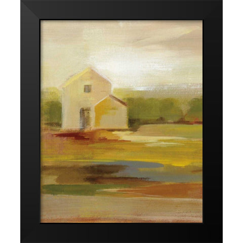 Hillside Barn I v2 Black Modern Wood Framed Art Print by Vassileva, Silvia