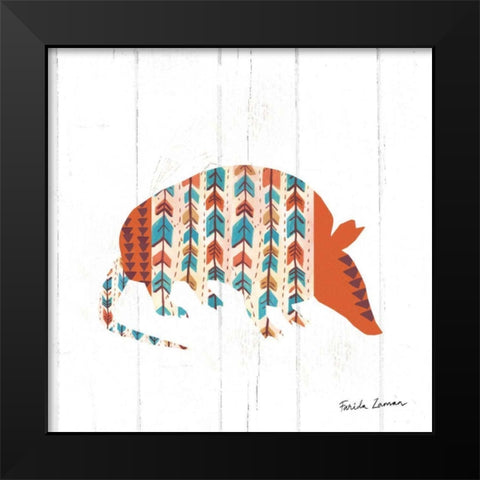 Southwestern Vibes I Black Modern Wood Framed Art Print by Zaman, Farida