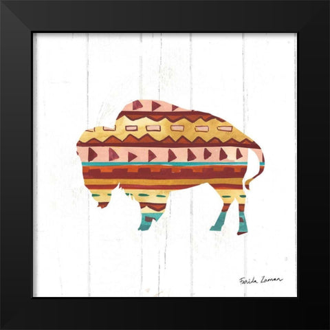 Southwestern Vibes II Black Modern Wood Framed Art Print by Zaman, Farida