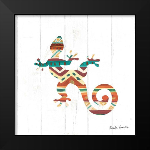 Southwestern Vibes V Black Modern Wood Framed Art Print by Zaman, Farida