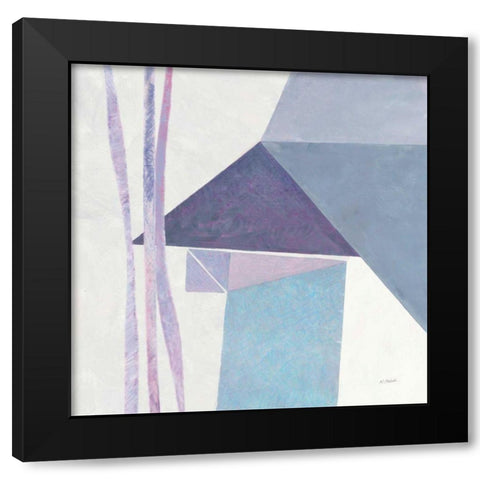 Paper Work III Black Modern Wood Framed Art Print with Double Matting by Schick, Mike