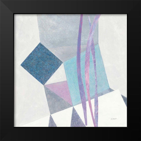 Paper Cut II Black Modern Wood Framed Art Print by Schick, Mike