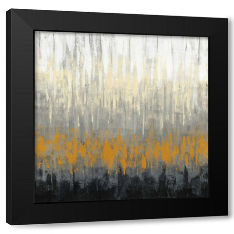 Rain on the Asphalt Black Modern Wood Framed Art Print by Vassileva, Silvia