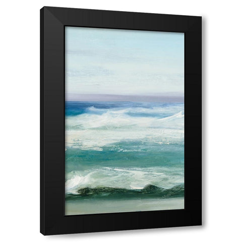 Azure Ocean III Black Modern Wood Framed Art Print by Purinton, Julia