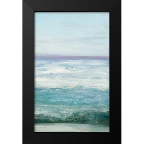 Azure Ocean IV Black Modern Wood Framed Art Print by Purinton, Julia