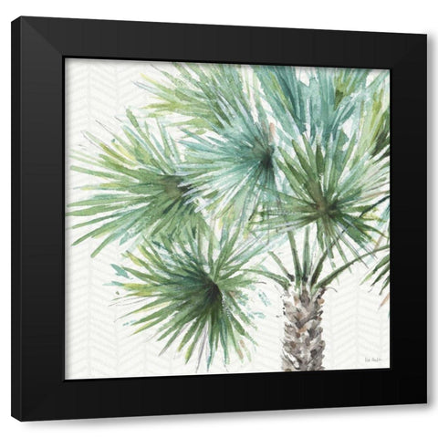 Mixed Greens VI Black Modern Wood Framed Art Print by Audit, Lisa