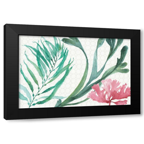 Mixed Greens XVIII Black Modern Wood Framed Art Print with Double Matting by Audit, Lisa