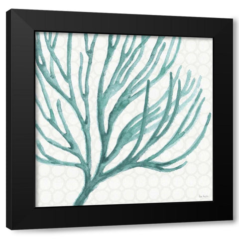 Mixed Greens XXI Black Modern Wood Framed Art Print with Double Matting by Audit, Lisa