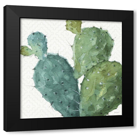 Mixed Greens XXXVI Black Modern Wood Framed Art Print with Double Matting by Audit, Lisa