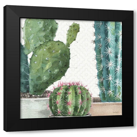 Mixed Greens XXXIX Black Modern Wood Framed Art Print by Audit, Lisa