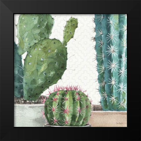 Mixed Greens XXXIX Black Modern Wood Framed Art Print by Audit, Lisa