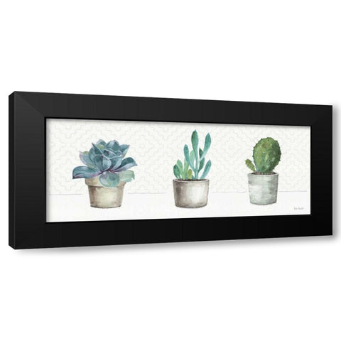 Mixed Greens XLVIII Black Modern Wood Framed Art Print with Double Matting by Audit, Lisa