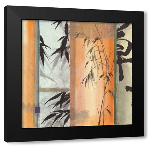 Wild Oat Black Modern Wood Framed Art Print by Paschke, Chris