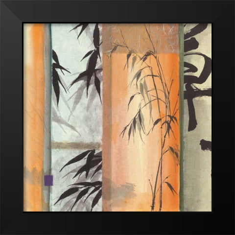 Wild Oat Black Modern Wood Framed Art Print by Paschke, Chris