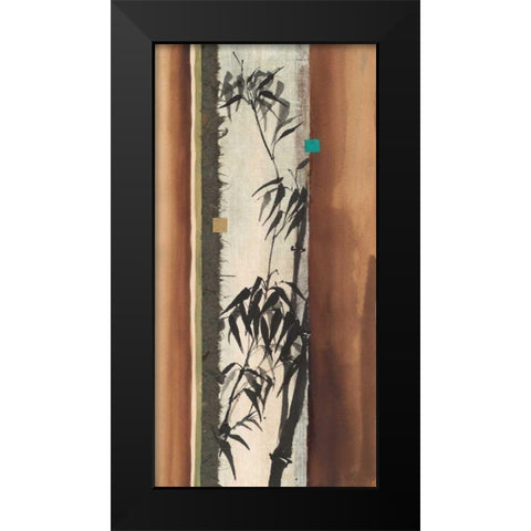 Walnut Panel II Black Modern Wood Framed Art Print by Paschke, Chris