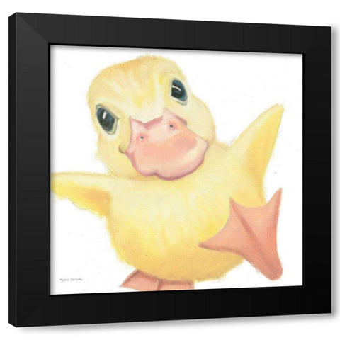 Farm Friends II Black Modern Wood Framed Art Print with Double Matting by Sullivan, Myles