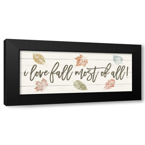 Harvest Sentiments Sign I Black Modern Wood Framed Art Print by Hershey, Moira