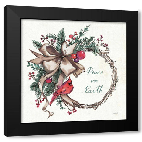 Seasonal Charm IV Black Modern Wood Framed Art Print by Tavoletti, Anne