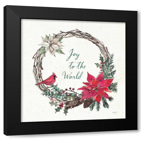 Seasonal Charm V Black Modern Wood Framed Art Print with Double Matting by Tavoletti, Anne