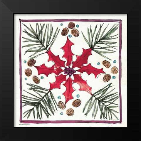 Seasonal Charm VII Black Modern Wood Framed Art Print by Tavoletti, Anne