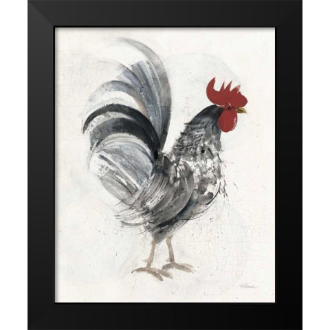 Gents I Black Modern Wood Framed Art Print by Hristova, Albena